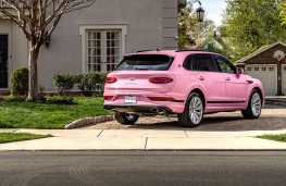 Bentley Bentayga in Candy Pink, 2025, rear